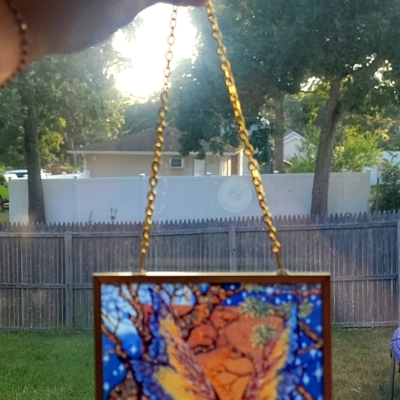 Glassmasters Amy Brown Art Stained Glass, Tempest Fugit - Picture 3 of 6